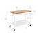 Seville Classics HOME Work Center Island Table, 48" W x 24" D x 36" H